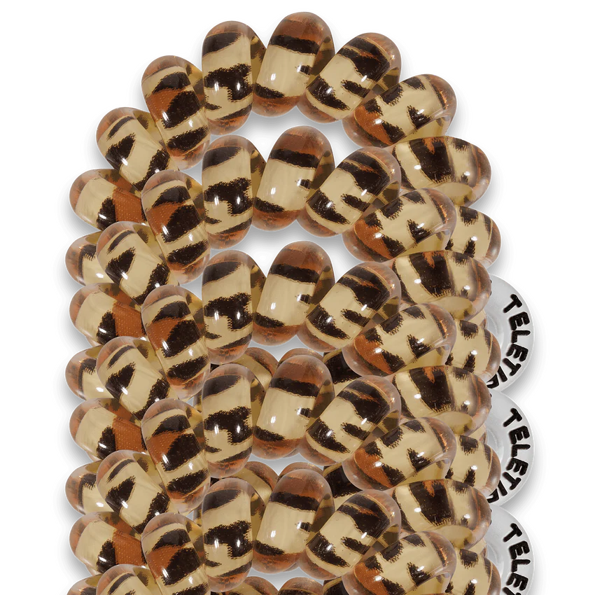 TELETIES LEOPARD TINY HAIR TIES