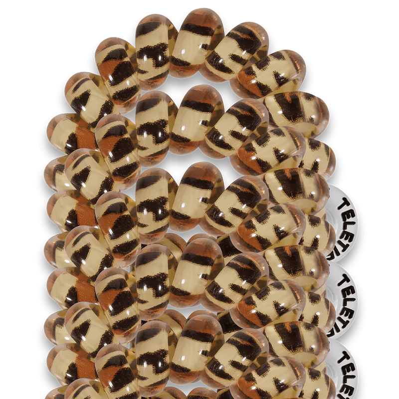 TELETIES LEOPARD TINY HAIR TIES