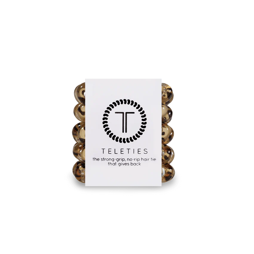 TELETIES LEOPARD TINY HAIR TIES