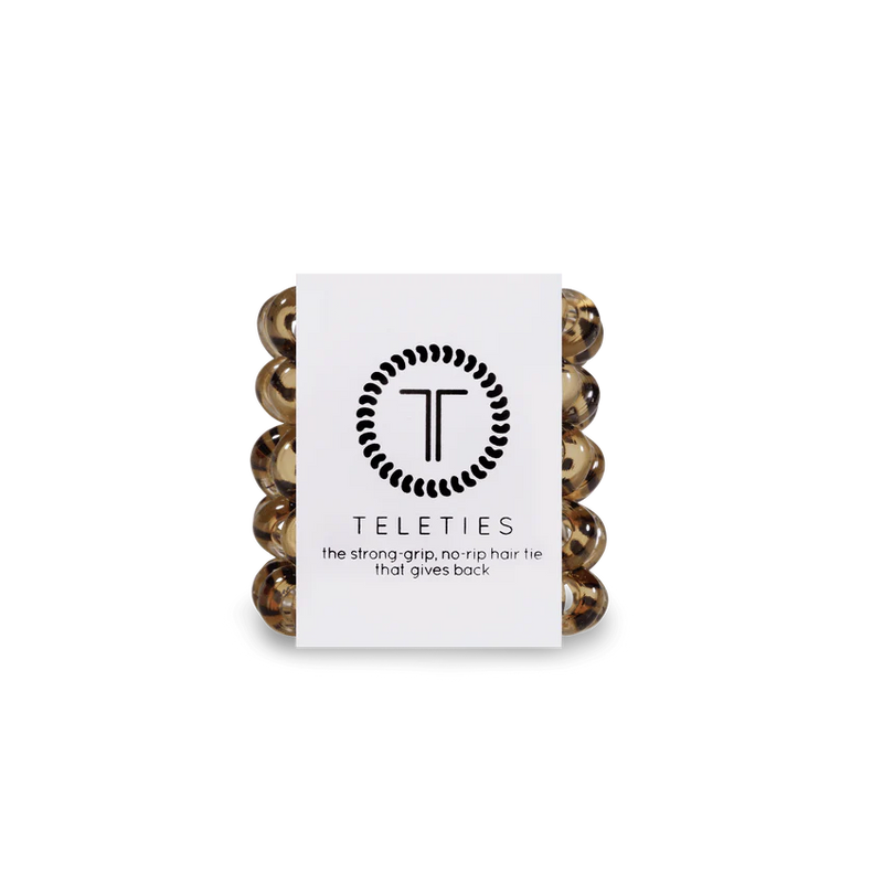 TELETIES LEOPARD TINY HAIR TIES