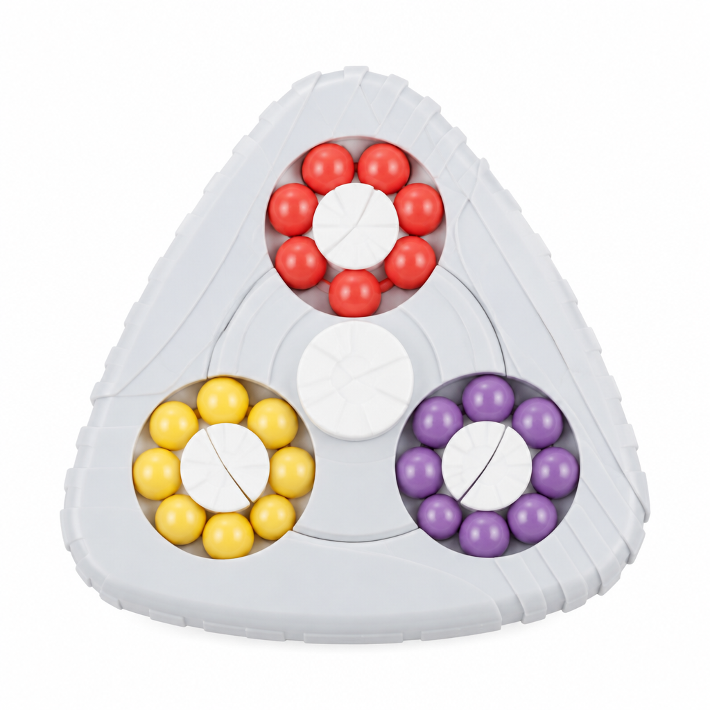 Triangular Rubik's Cube Sensory Fidget Spinner Toy