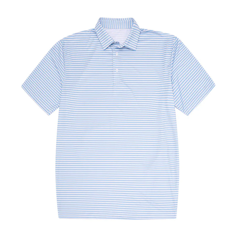 MERIPEX LIGHT BLUE/GREY/WHITE POLO