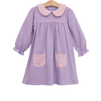 Abigail Dress Lavender/Light Pink