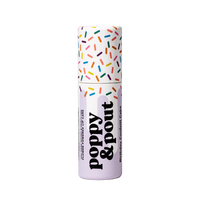 POPPY & POUT BIRTHDAY CONFETTI CAKE LIP BALM PURPLE