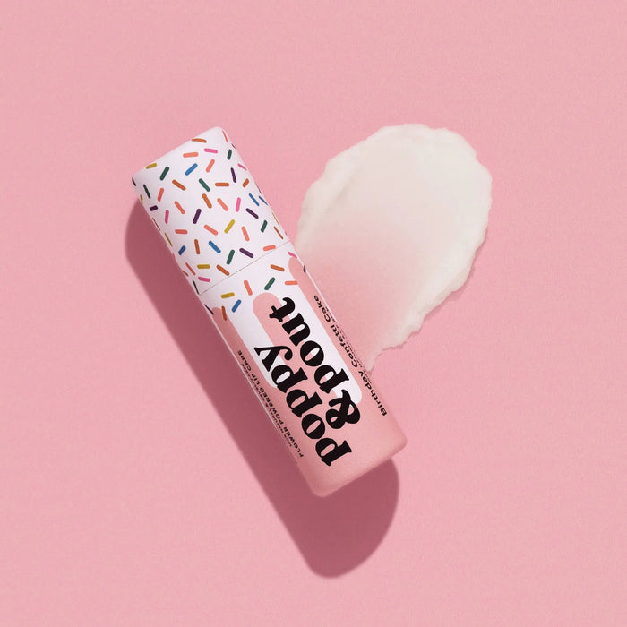 POPPY & POUT BIRTHDAY CONFETTI CAKE LIP BALM PINK