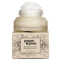 POPPY & POUT LIP SCRUB MARSHMELLOW CREME