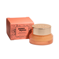 POPPY & POUT LIP SCRUB PINK GRAPEFRUIT