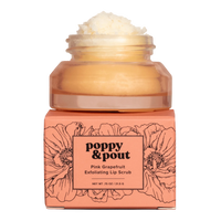 POPPY & POUT LIP SCRUB PINK GRAPEFRUIT