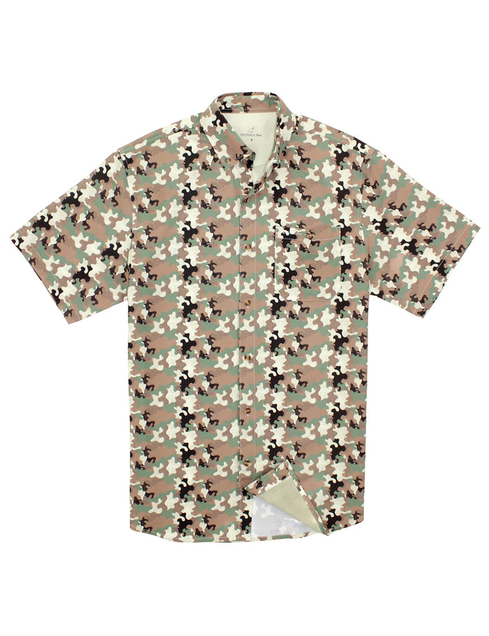 PROPERLY TIED LD BOYS SPORTSMAN FIELD SHIRT DELTA WOODLAND CAMO