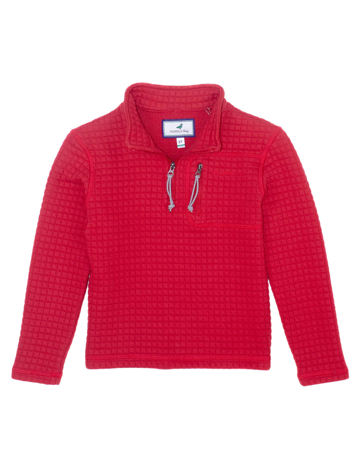PROPERLY TIED DELTA PULLOVER TRUE RED