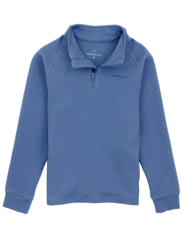 PROPERLY TIED BOYS PALMETTO PULLOVER DENIM