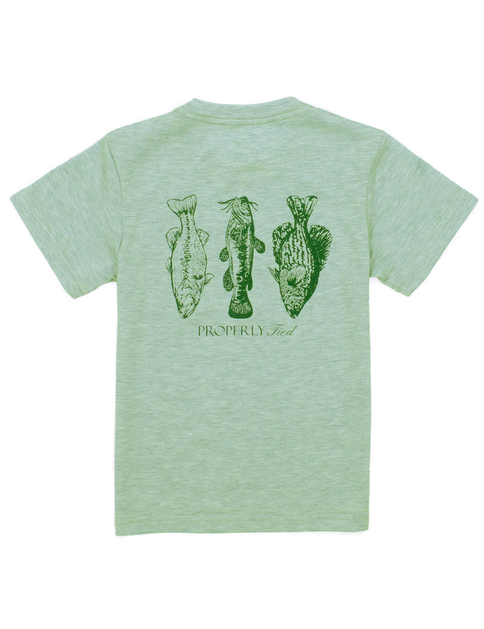 BOYS PORTLAND POCKET TEE FISHERMANS PARADISE SAGE