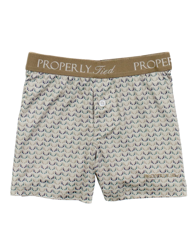 PROPERLY TIED BOYS INLET BOXER ANTLER