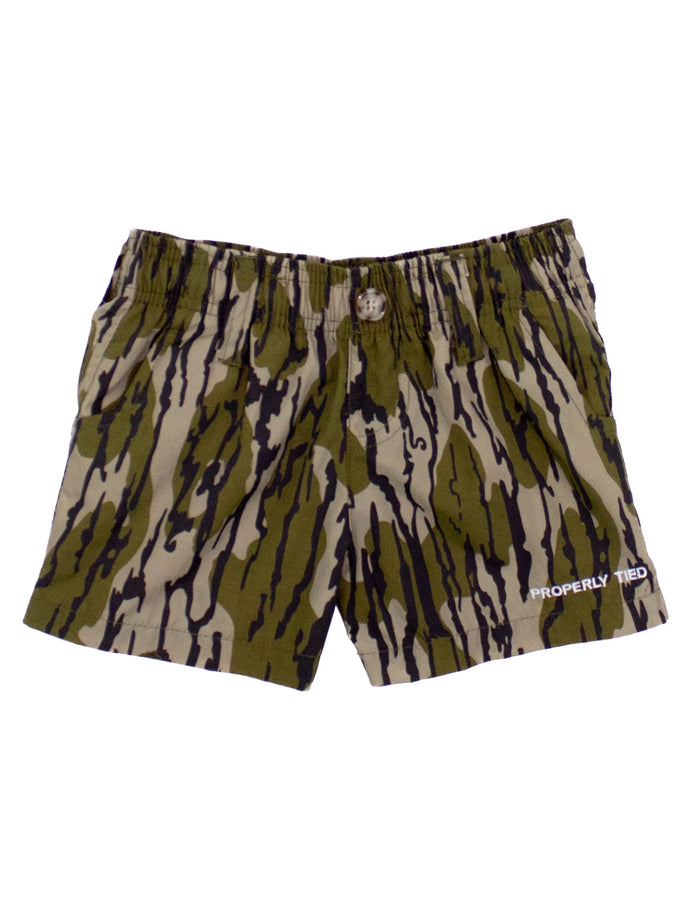 PROPERLY TIED MALLARD SHORT MOSSY OAK ORIGINAL BOTTOMLAND