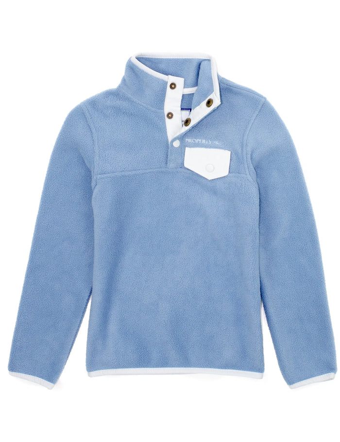 PROPERLY TIED BOYS NOVA PULLOVER DUSK BLUE