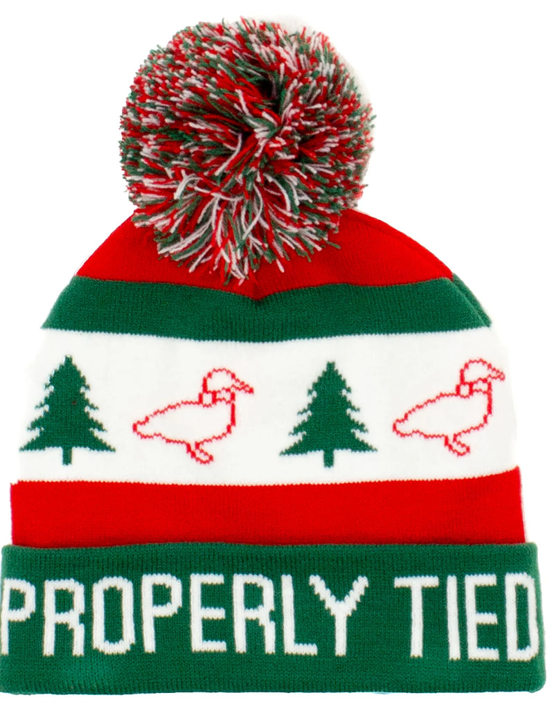 PROPERLY TIED BOYS BREAK BEANIE FIELD CHRISTMAS TREE