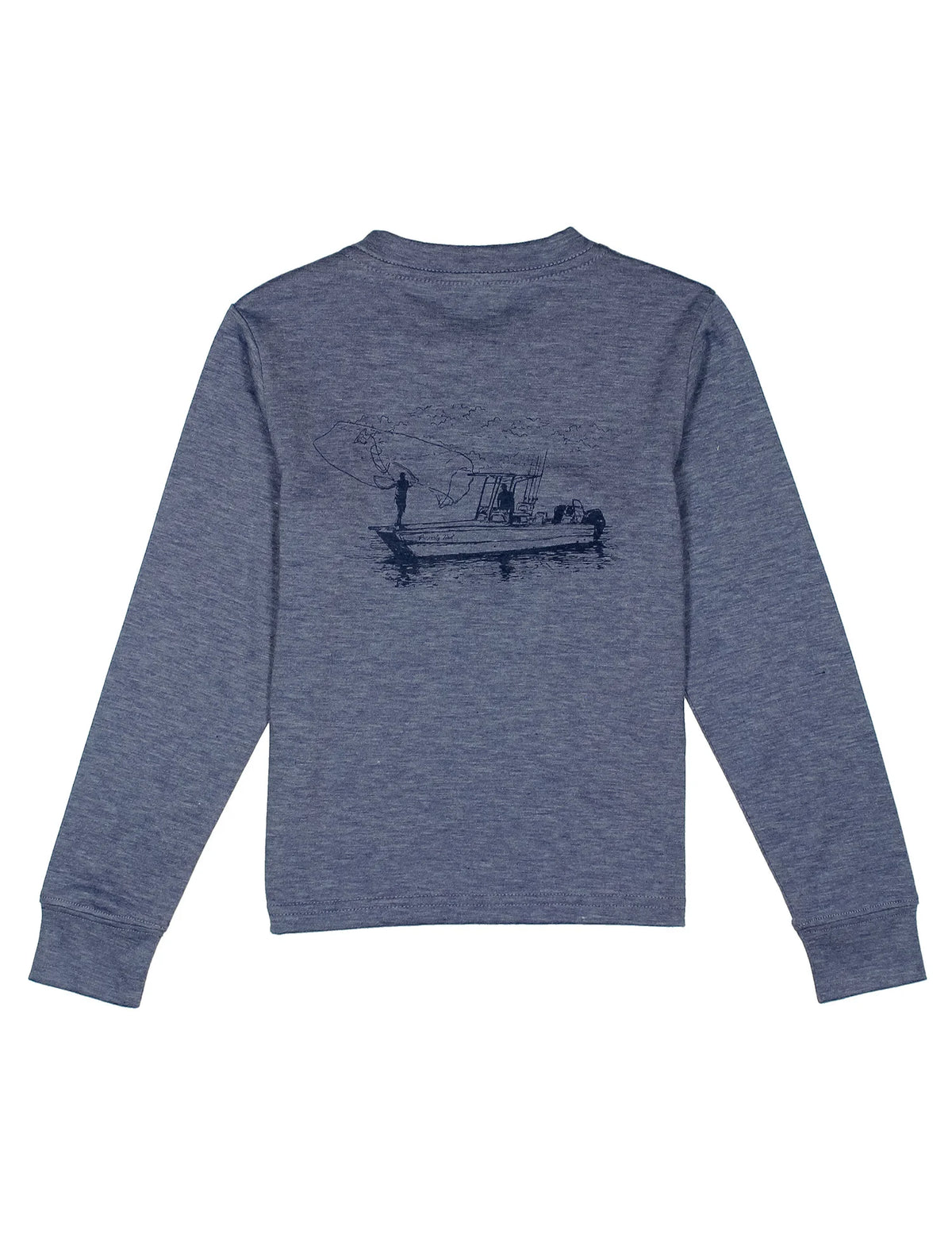 Boys Portland Pocket Tee LS Guide Boat Denim