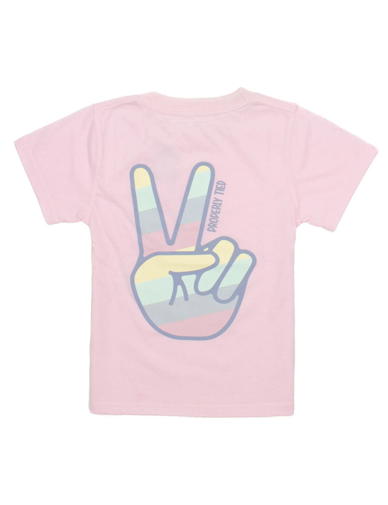 PROPERLY TIED LD GIRLS PEACE SIGN ROSE