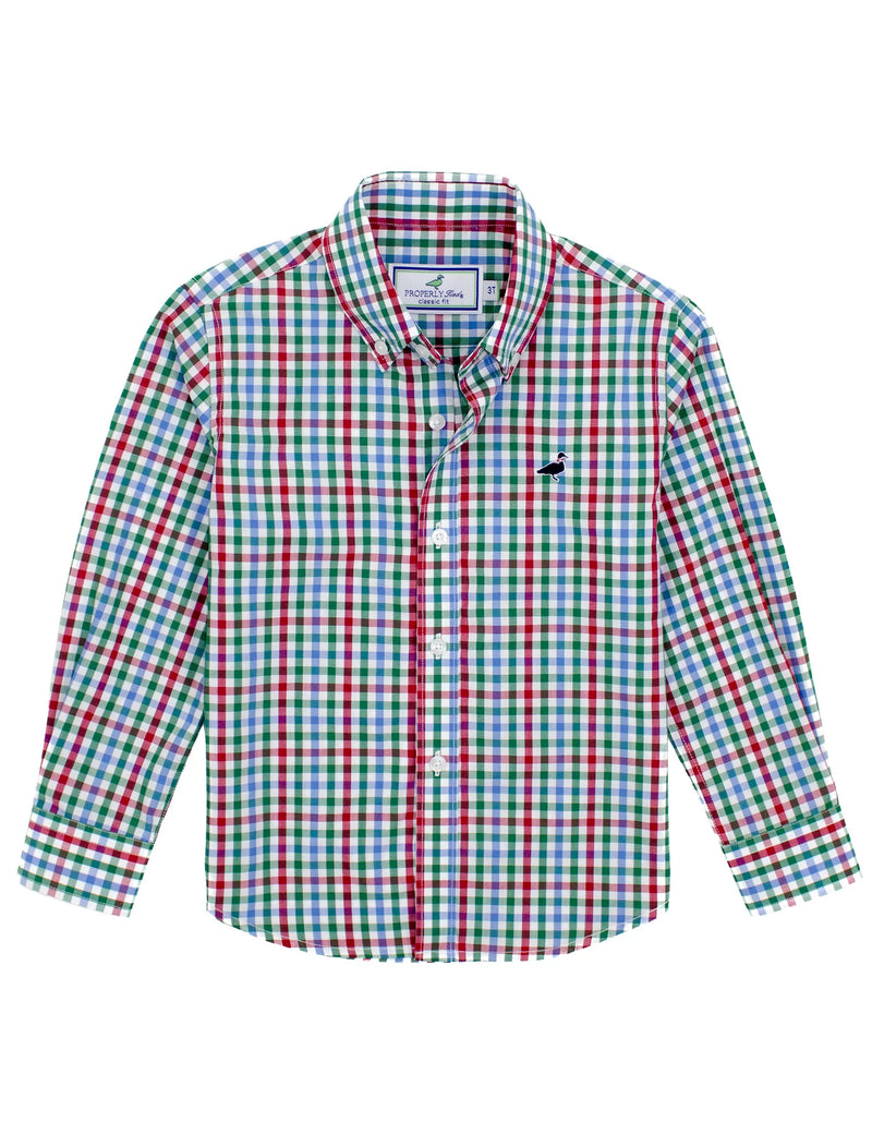 PROPERLY TIED LD BOYS SEASONAL SPORTSHIRT JOLLY
