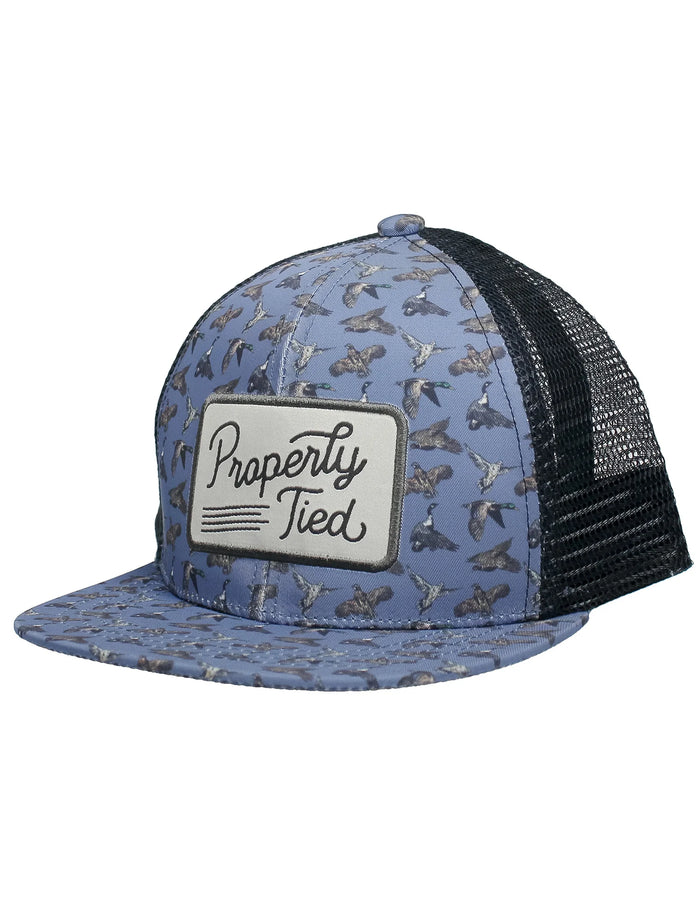 Boys Sportsman Trucker Hat Delta Woodland Flock
