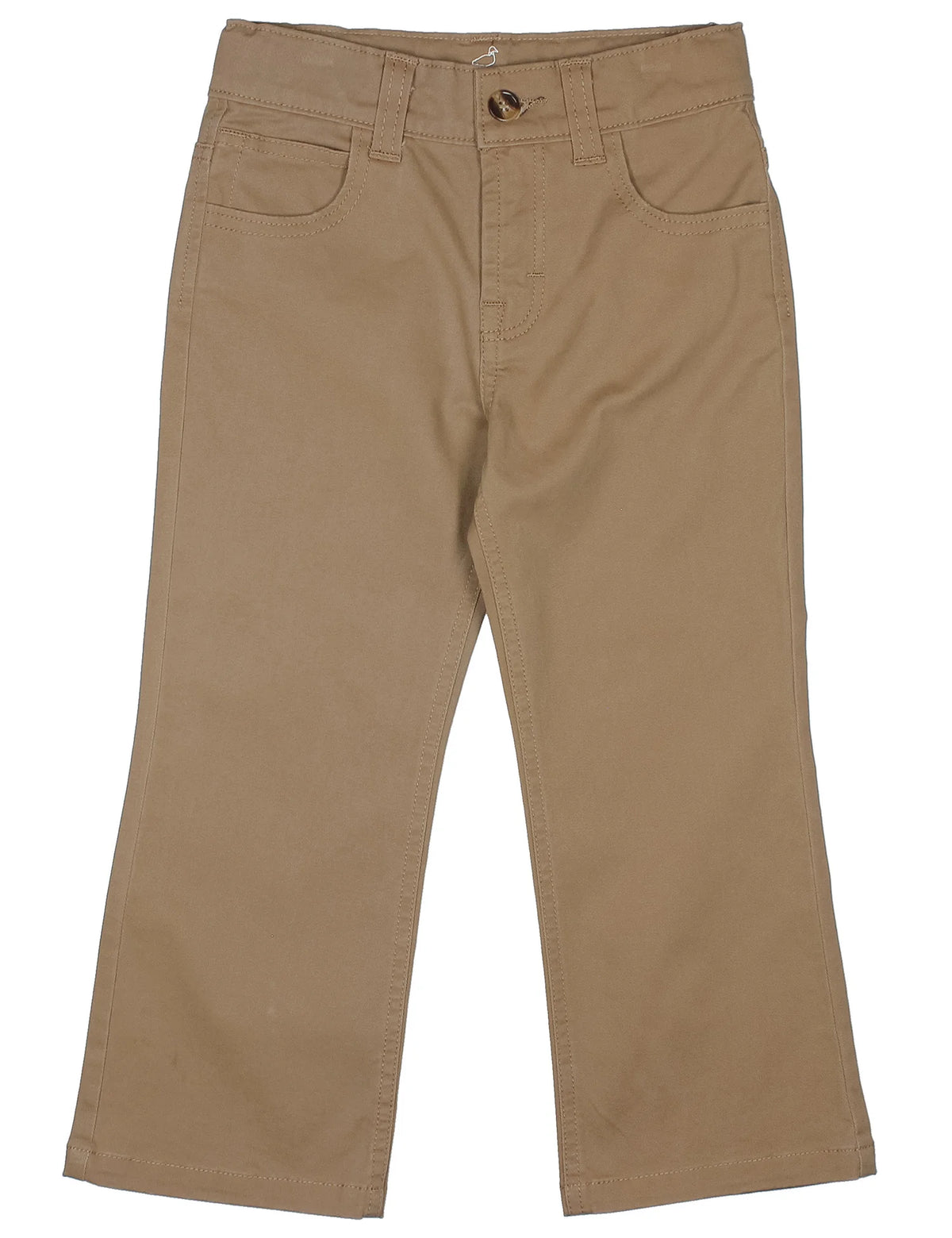 Beige pants on a white background