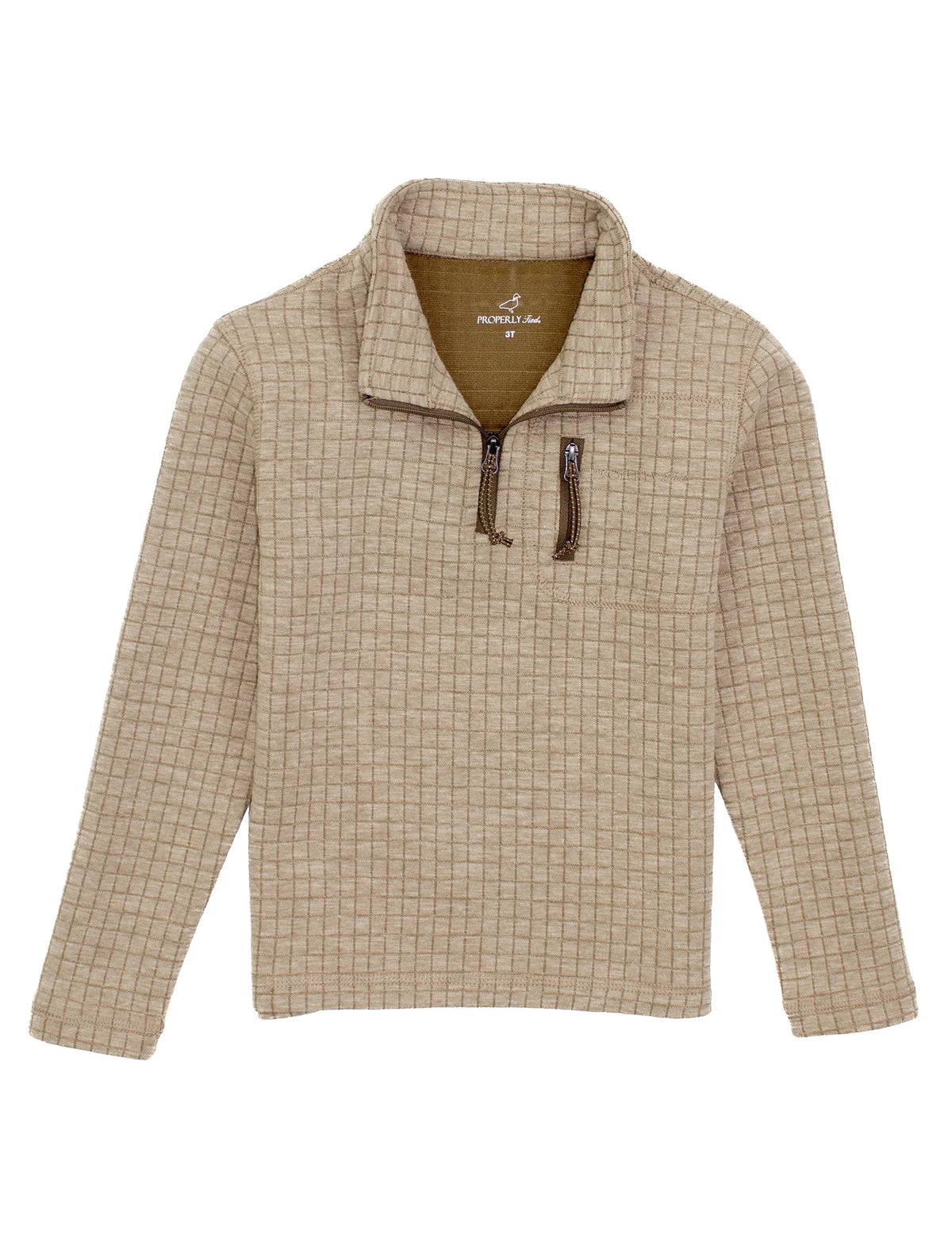 PROPERLY TIED DELTA PULLOVER WHITE OAK