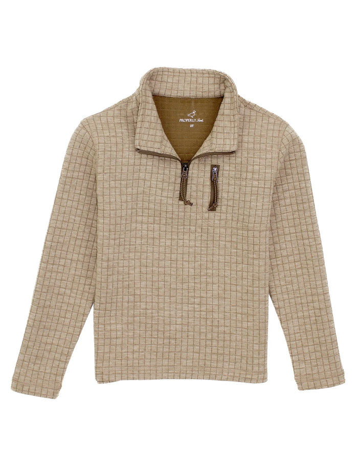 PROPERLY TIED DELTA PULLOVER WHITE OAK