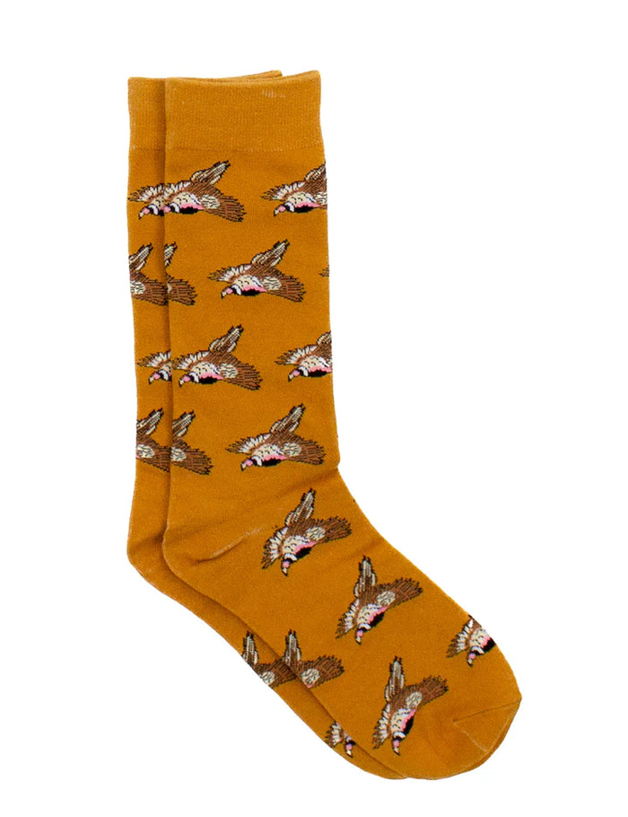 PROPERLY TIED LUCKY DUCKS SOCK FLYING PHEASANT