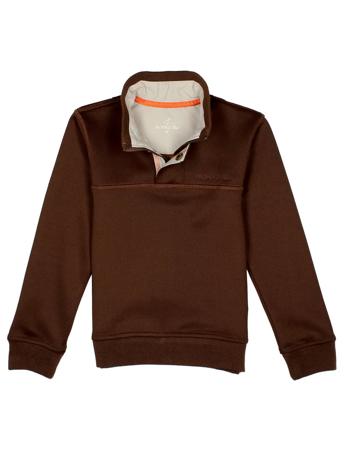 Boys Kennedy Pullover Bark