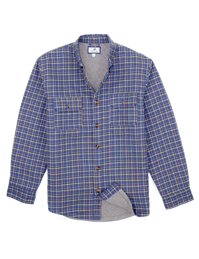 PROPERLY TIED BOYS CYPRESS SHIRT JACKET BLUEBONNET