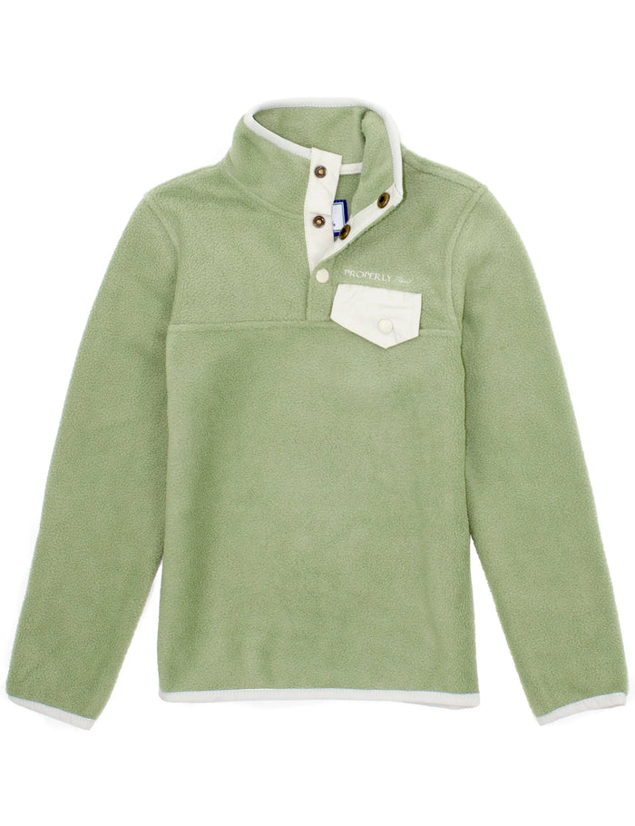 PROPERLY TIED BOYS NOVA PULLOVER CYPRESS