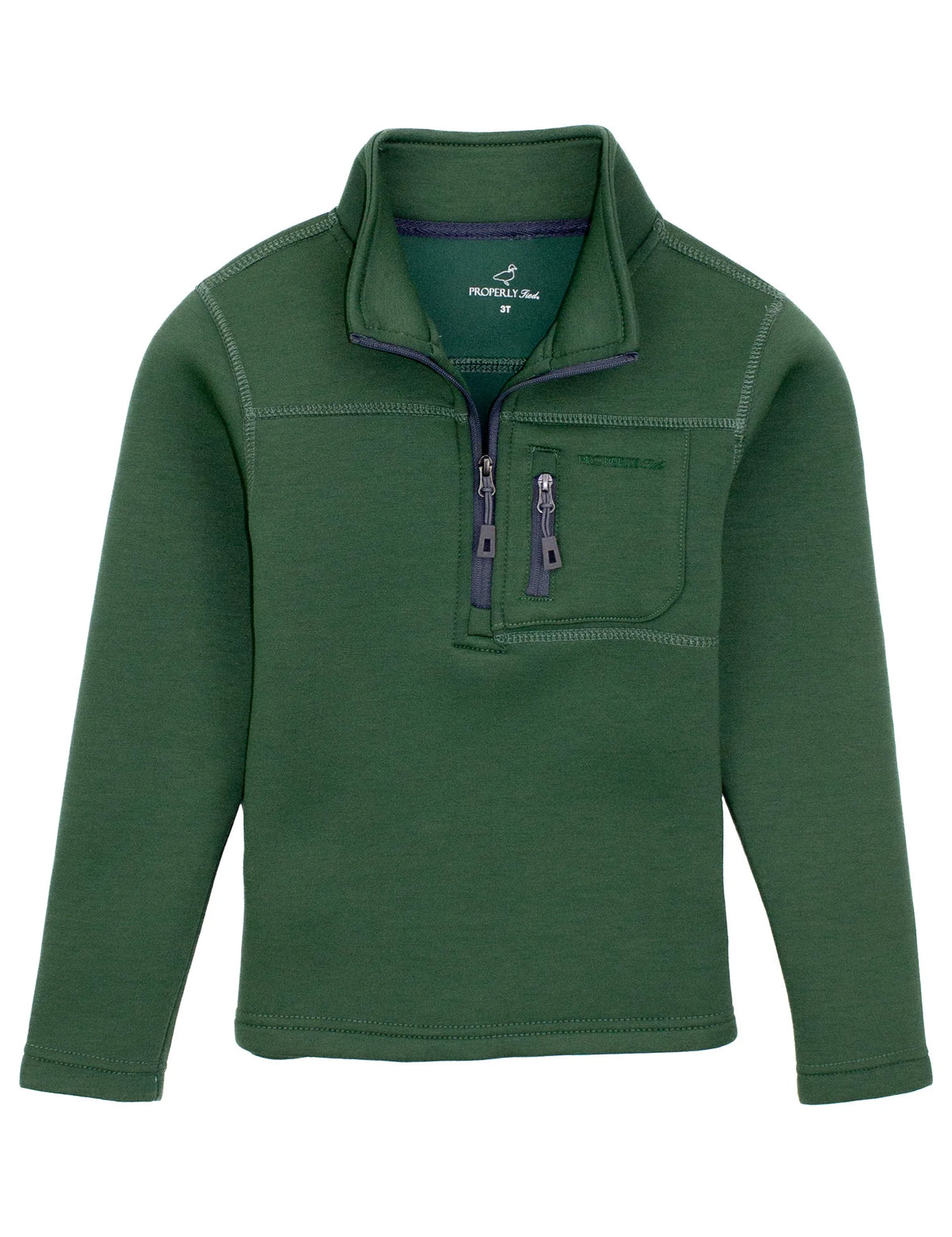 PROPERLY TIED BOYS ARTIC PULLOVER FERN