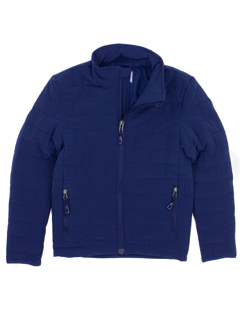 PROPERLY TIED BOYS TUNDRA PUFFER JACKET NAVY