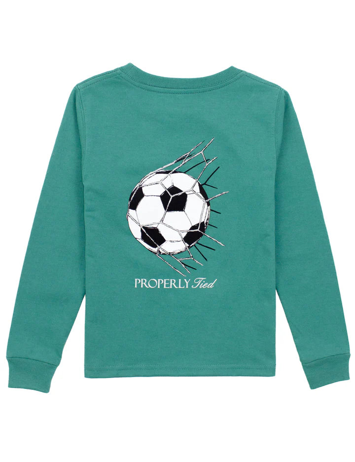 PROPERLY TIED LD BOYS GOAL LS TEAL