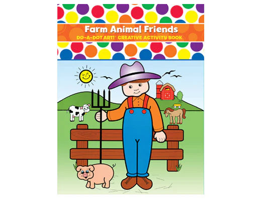 DO A DOT ART FARM ANIMALS COLORING BOOK