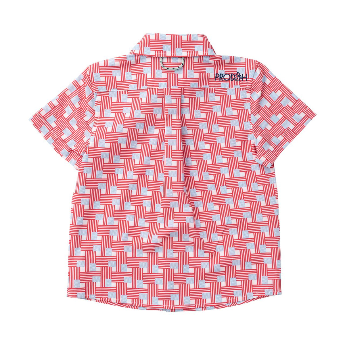 AMERICAN FLAG BUTTON DOWN