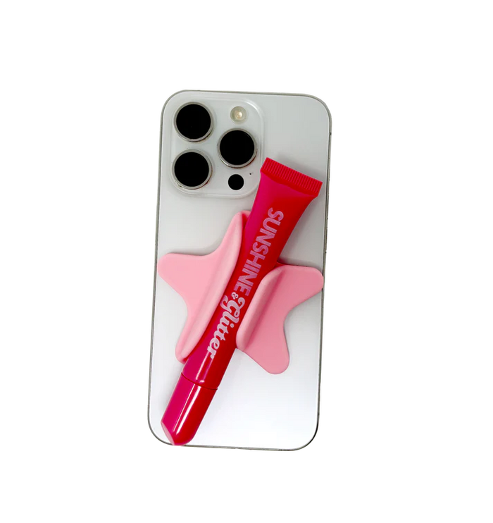 KISS KEEPER PINK SUGAR STAR PHONE CASE ATTACHMENT