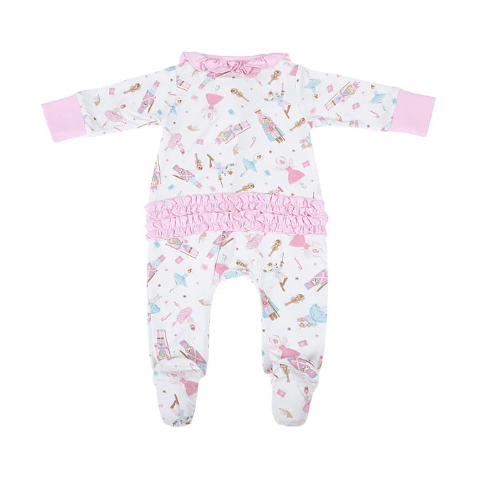 MAGNOLIA BABY NUTCRACKER BALLET ZIPPER FOOTIE