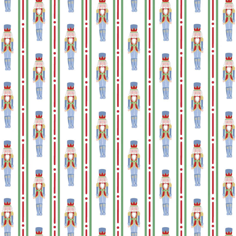 LILA AND HAYES BRADFORD BOYS PIMA COTTON PAJAMA PANT SET NUTCRACKER STRIPE