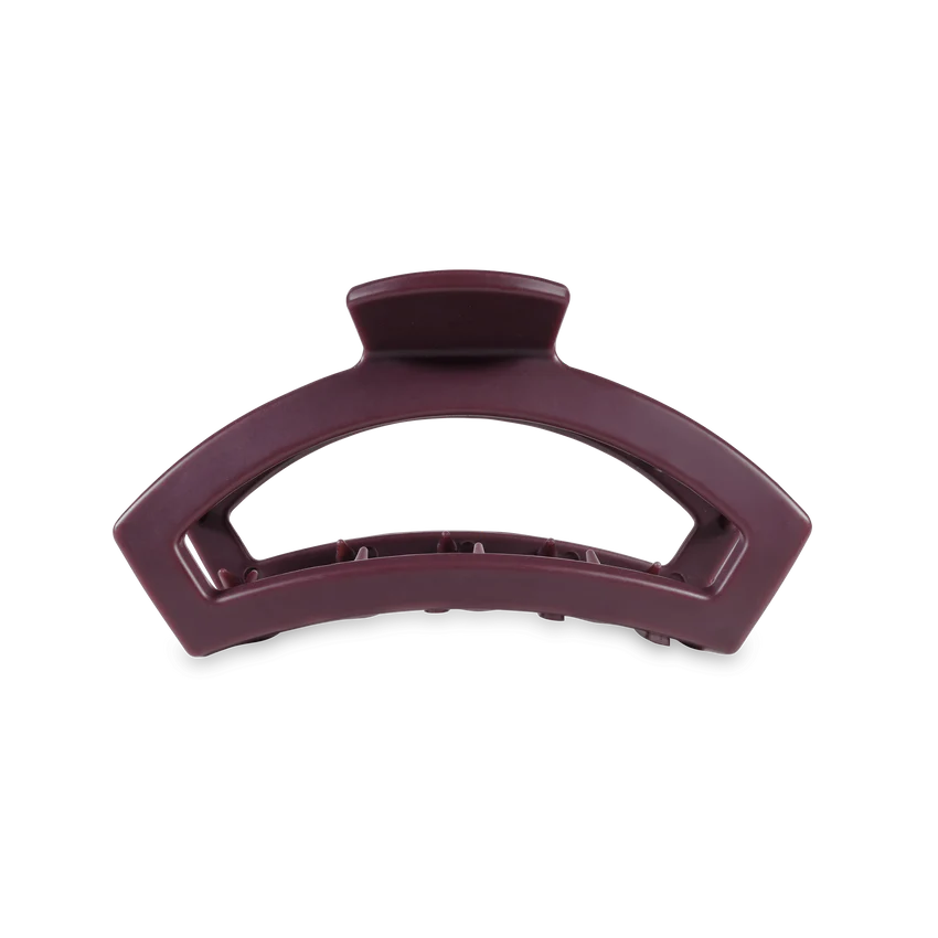 TELETIES OPEN BURGUNDY BLISS MEDIUM HAIR CLIP