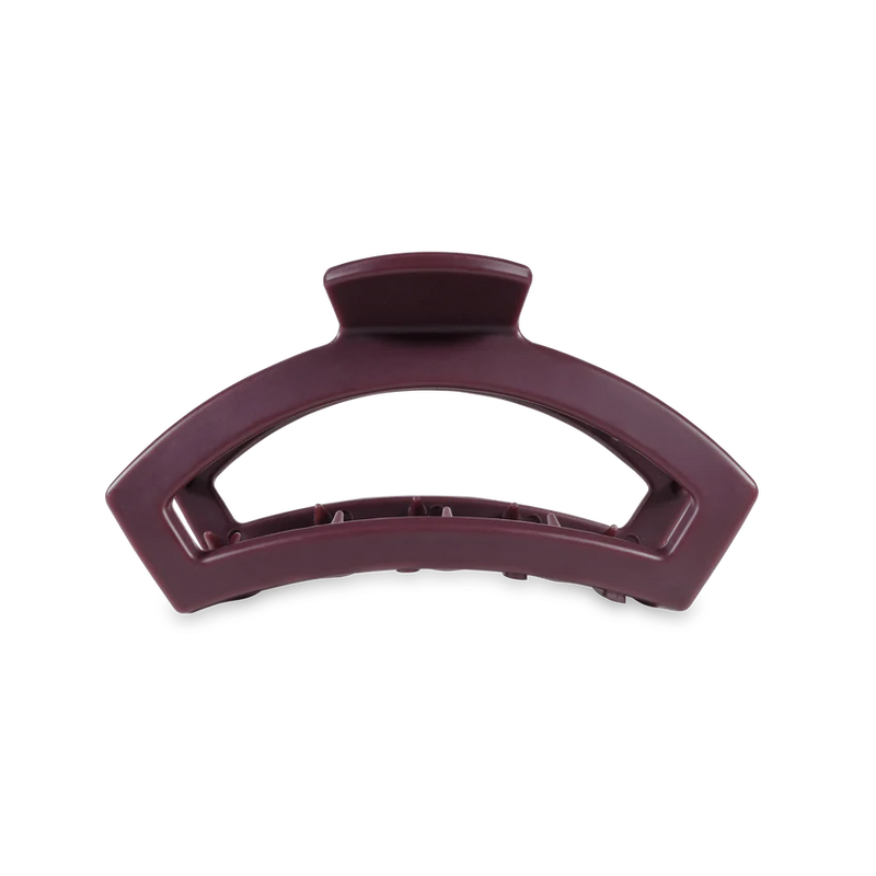 TELETIES OPEN BURGUNDY BLISS MEDIUM HAIR CLIP