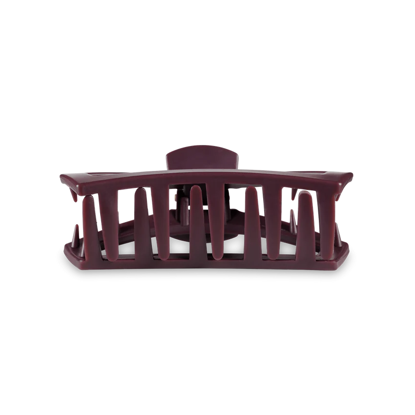 TELETIES OPEN BURGUNDY BLISS MEDIUM HAIR CLIP