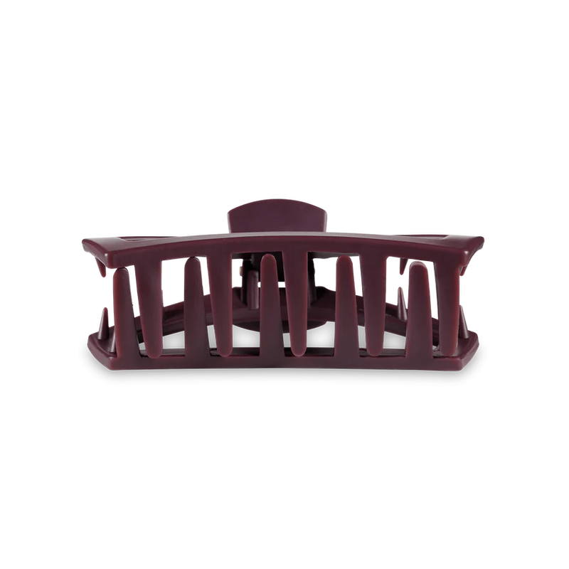 TELETIES OPEN BURGUNDY BLISS MEDIUM HAIR CLIP