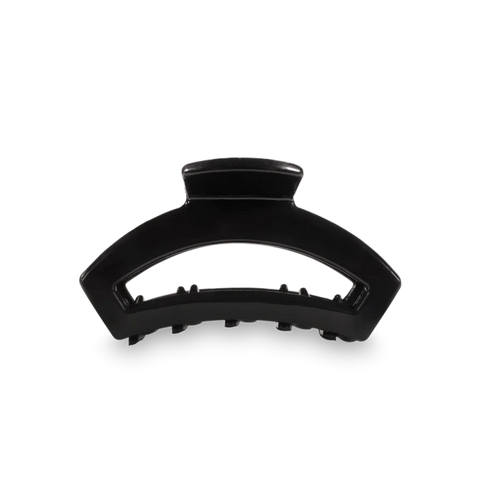 TELETIES OPEN JET BLACK TINY HAIR CLIP