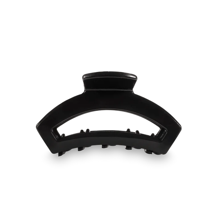 TELETIES OPEN JET BLACK TINY HAIR CLIP