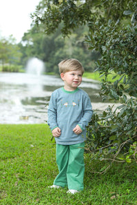 TROTTER STREET MALLARD EMBROIDERY PANTS SET