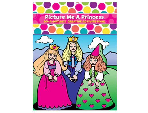 DO A DOT ART PICTURE ME A PRINCESS COLORING BOOK