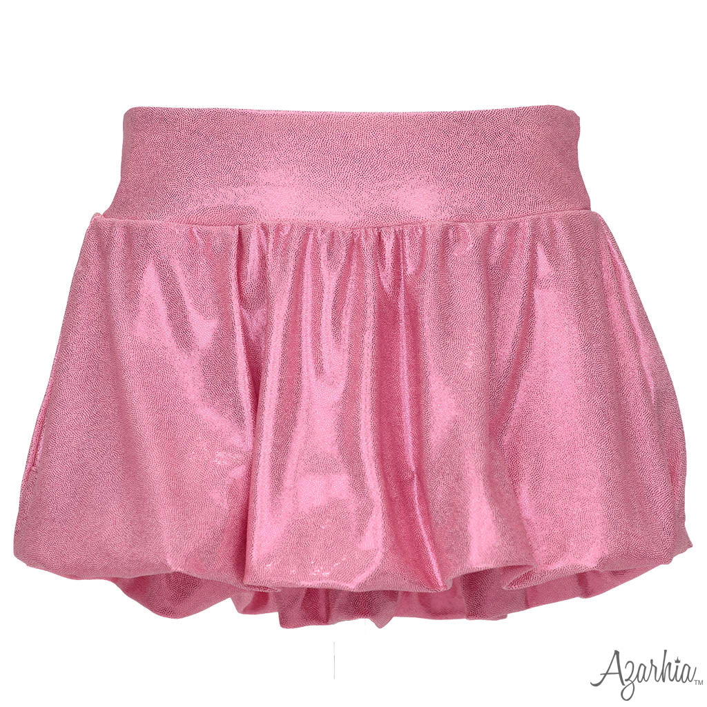 A pink glittery ruffled tutu skirt with a wide elastic waistband, shown against a plain white background with the brand name 'Agarkia' in the bottom right corner.