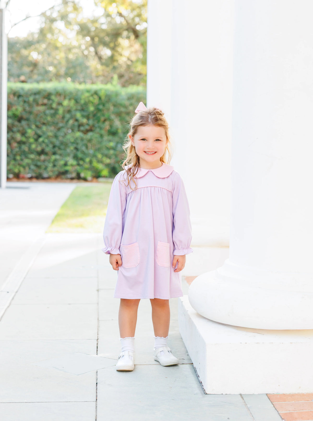 Abigail Dress Lavender/Light Pink