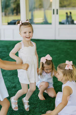 THE PROPER PEONY LIGHT YELLOW STRIPE DRESS